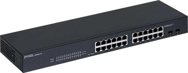 Actual product image Zyxel Switch 24x GE GS1900-24 V2 (26 ports)