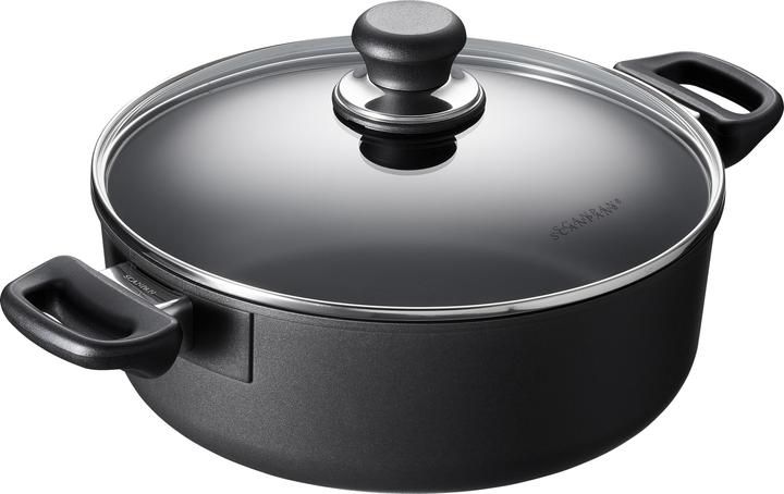 Produktbild Scanpan Schmortopf CLASSIC Ø 26 cm mit Deckel - Induktion (Bräter + Schmortopf, Kochtopf, Aluminium, 26 x 12 cm)