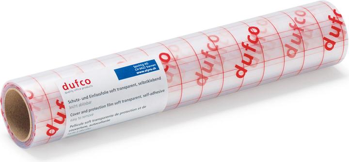 Produktbild Dufco Schutz- und Einfassfolie Soft transparent glasklar, selbstklebend, wieder ablösbar (80 g/m², 1x)
