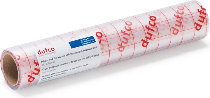 Immagine prodotto Dufco Film protettivo e per rilegatura Soft perfettamente trasparente, autoadesivo, rimovibile (80 g/m², 1 x)