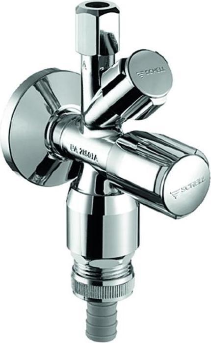 Produktbild Schell Kombinations-Eckventil COMFORT chrom, mit Rohrbelüfter 3/8Zoll