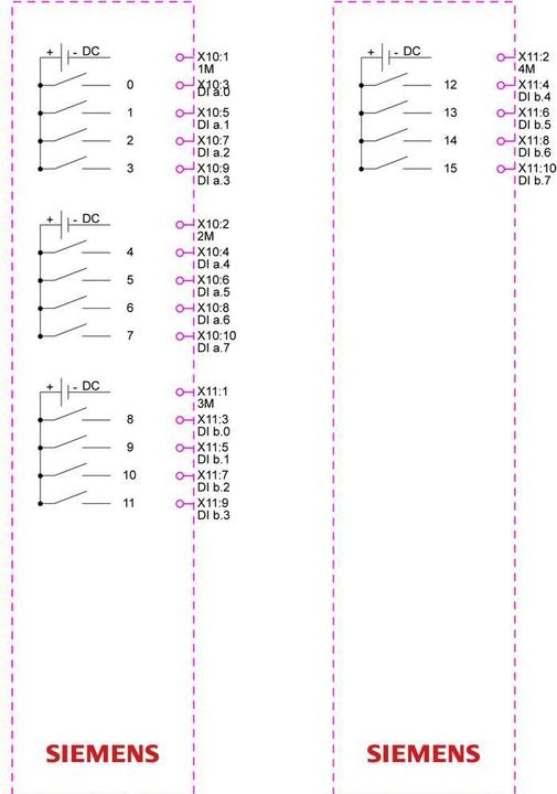 Actual product image Siemens SIMATIC 6ES7221-1BH50-0XB0 S7-1200 G2 SM 1221 DI 16x 24VDC