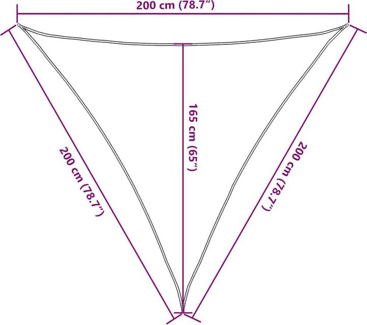 Immagine prodotto vidaXL Sonnensegel (2 x 2 m)