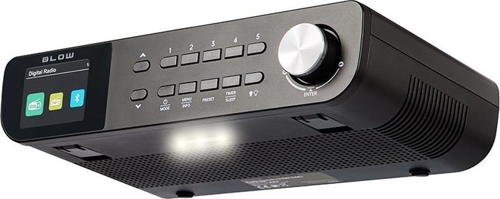 Actual product image Blow Portable FM/DAB+ RK1 kitchen radio, black (FM, DAB+, Bluetooth)