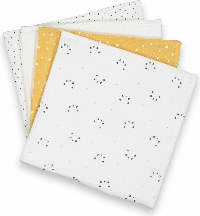 Image du produit La Redoute Collections Lot de 4 lingettes/gaines en coton (290 cm, 300 cm)