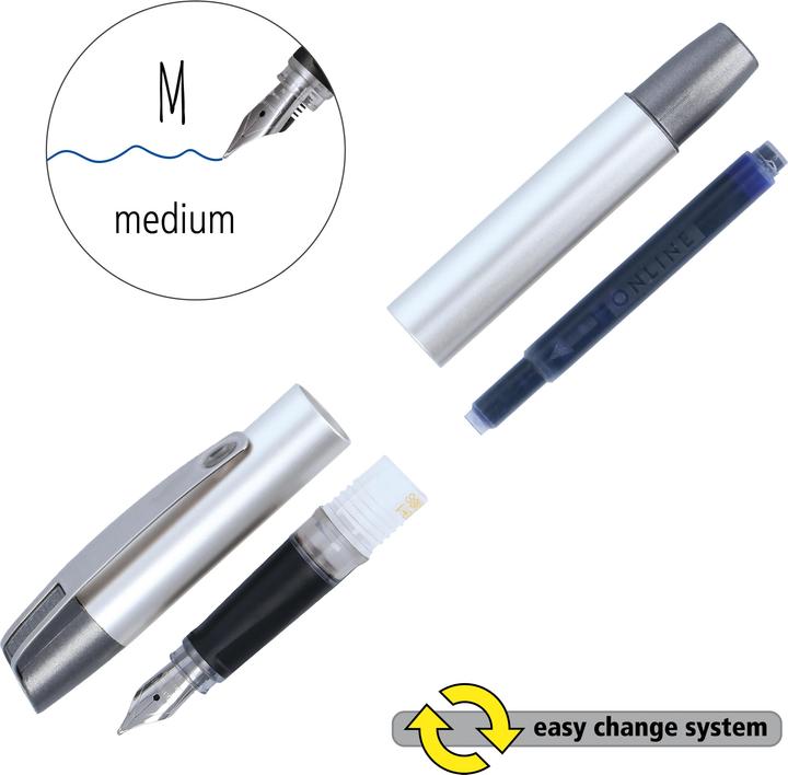 Produktbild Online CAMPUS II M - Füllhalter (Petrol, 1x)