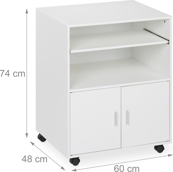 Actual product image Relaxdays Roll cabinet (60 x 48 x 74 cm)