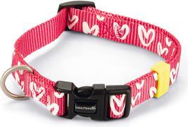 Beeztees BZ NYL HALSBAND HART ROZE 26-4