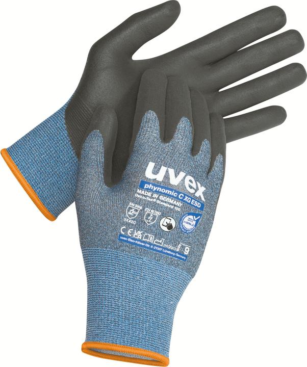 Actual product image Uvex Sports uvex phynomic C XG ESD 60048 safety glove size 6 (6)