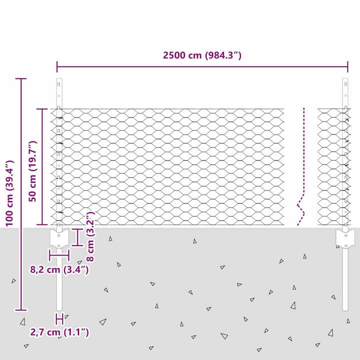 Produktbild vidaXL Aussenbarriere