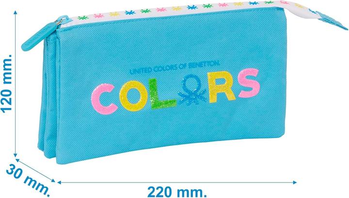 Actual product image Benetton Spring Backpack Pouch and Makeup Bag Set