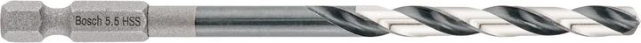 Actual product image Bosch Professional Zubehör HSS twist drill with hexagonal shank. 5.5 x 57 x 98 mm. Pack of 1 (5, 5.5 mm, 50)