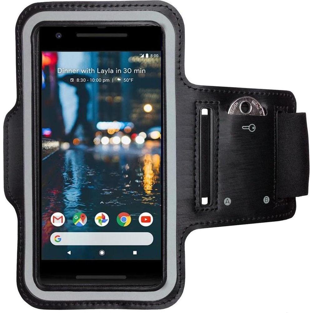 CoverKingz Sportarmband für Google Pixel 2 XL, Smartphone Sportarmband, Schwarz