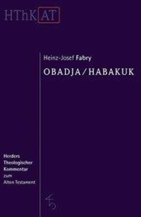 Produktbild Obadja/Habakuk (Deutsch, Heinz-Josef Fabry, 2018)