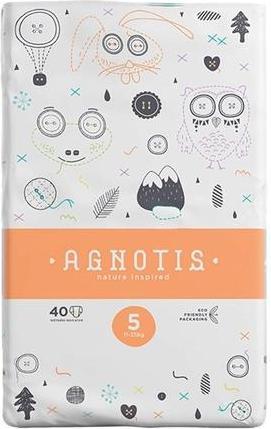 Actual product image Agnotis Baby Diapers with Excellent Leak Protection and Moisture Indicator Dermatologically Tested (Size 5)