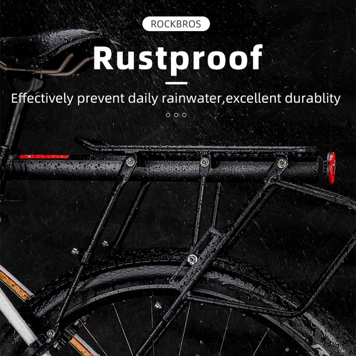 Actual product image Rockbros 33210004001 bicycle rack with shelf - black