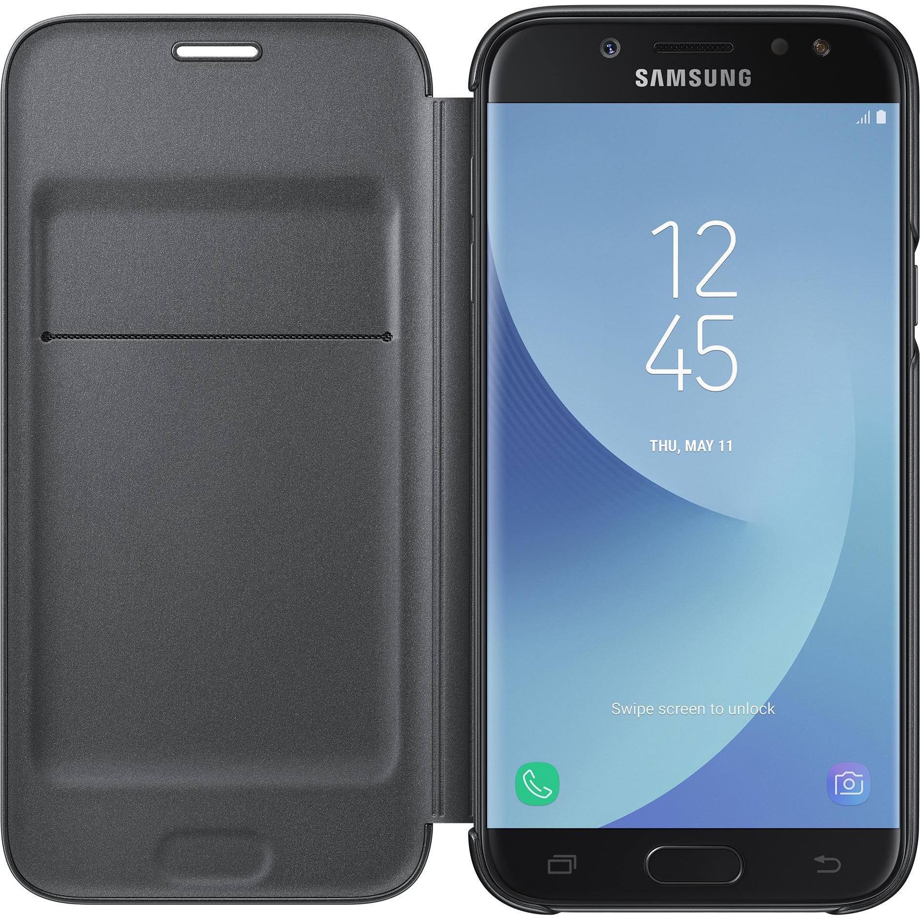 Thumbnail - Samsung Wallet Cover (Samsung Galaxy J5 (2017)), Smartphone Hülle, Schwarz