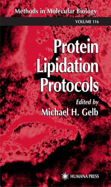 Actual product image Protein Lipidation Protocols (Michael H. Gelb, 2013)