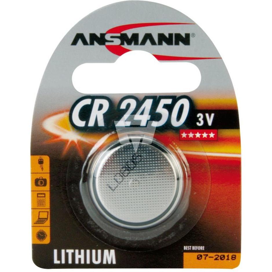 Ansmann Cr2450 (1 pz., CR2450, 620 mAh), Batterie + pile