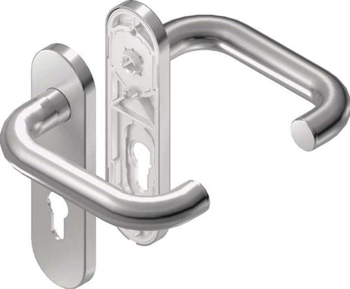 Actual product image BKS Short backplate fitting (Door handle)