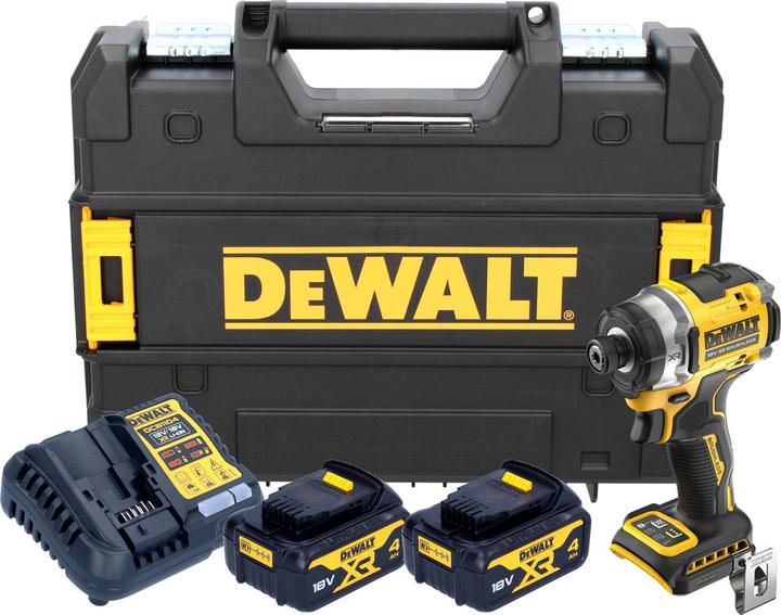 Produktbild DeWalt DCF 860 M2T Akku Schlagschrauber 18 V 282 Nm 1/4" Brushless + 2x Akku 4,0 Ah + Ladegerät + (Schlagschrauber)