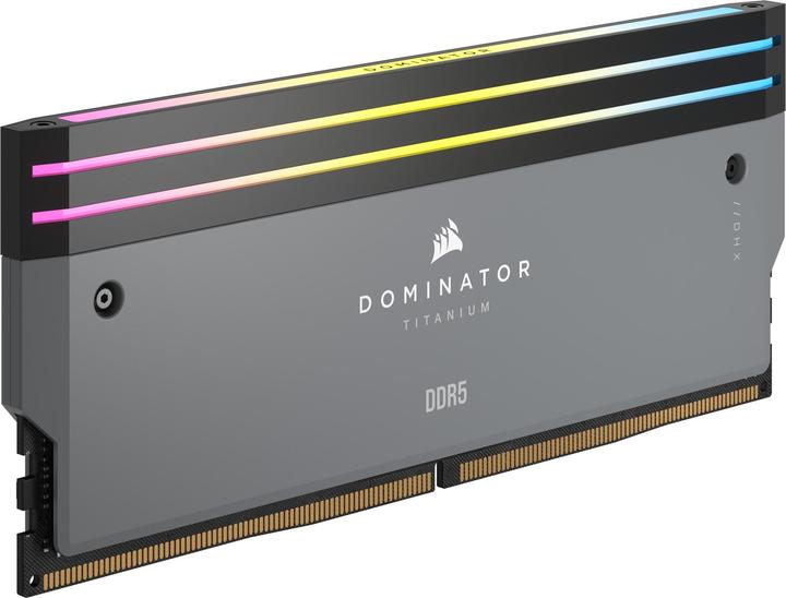 Image du produit Kingston RAM Corsair D5 6000 96GB C30 Dom Titanium K2 (2 x 48 Go, 6000 MHz, RAM DDR5, DIMM)