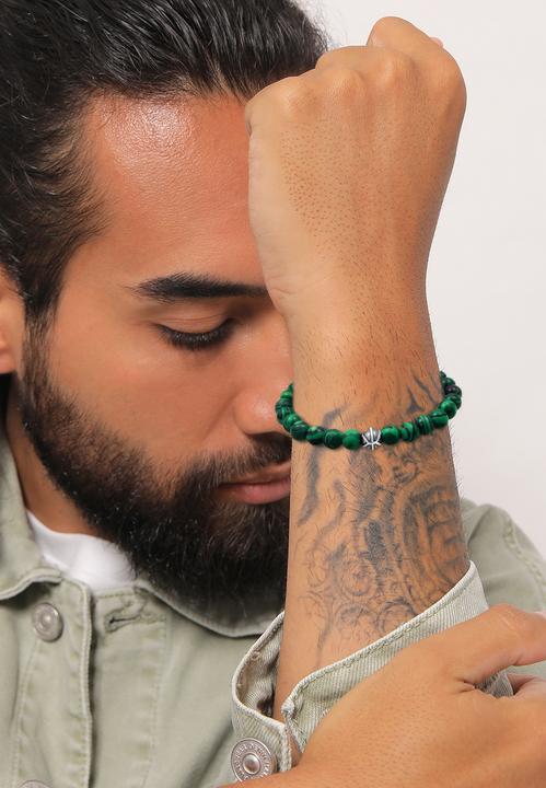 Immagine prodotto Kuzzoi Bracciale di base, bracciale di pietre preziose, palla (21 cm, Resina sintetica, Nessuna pietra, Plastico, Argento 925)