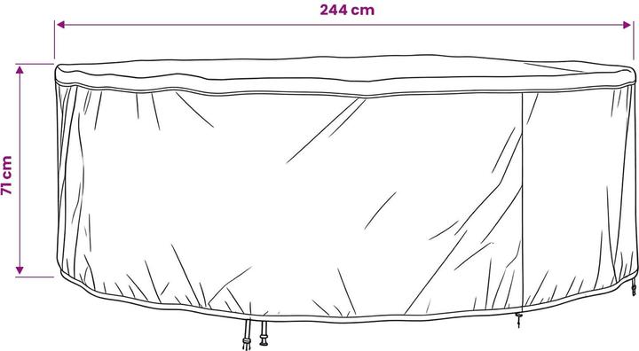 Produktbild vidaXL Gartenmöbelabdeckung