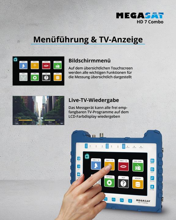 Immagine prodotto Megasat HD 7 Combo Antenna Meter (Tecnologia di misura)