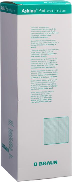 Produktbild Askina Pad 5x5cm steril