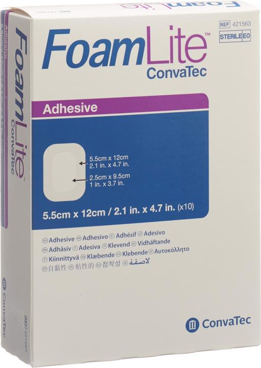 Produktbild ConvaTec Silikon-Schaumverband 5.5x12cm (10x)