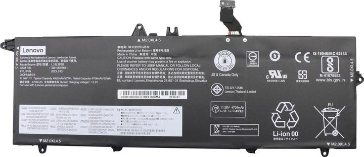 Produktbild Lenovo Battery 3c, 57Wh, LiIon, LGC (3 Zellen, 4922 mAh)