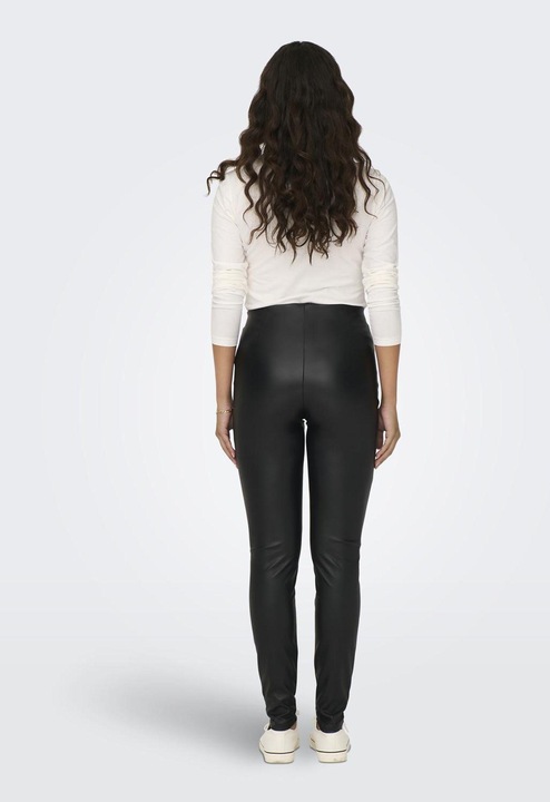 Produktbild JdY Enger Schnitt Hohe Taille Anliegende Bündchen Leggings Hose in Lederoptik (L)