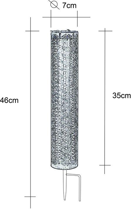 Image du produit Globo Lampe solaire noire 1xLED (IP44)