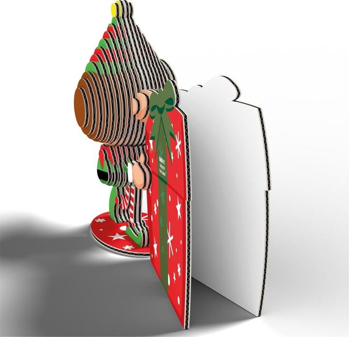 Actual product image Eugy 3D handicraft set Christmas elf (MQ6)