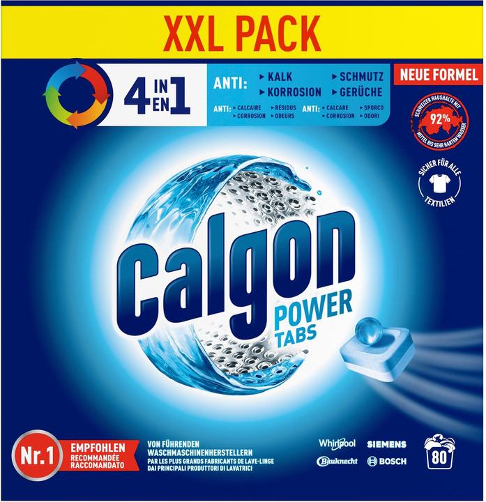 Calgon Maschinenreinigungsmittel 4in1 Tabs 80 Stück