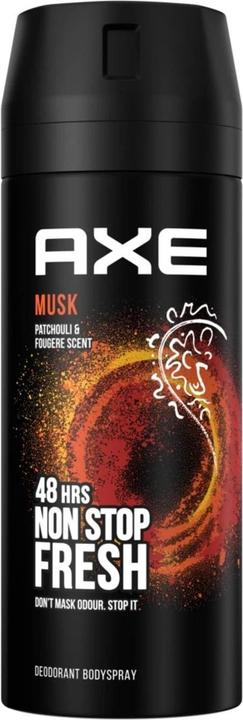 Productafbeelding AXE Deodorant Lichaamsspray Musk 150ml (Spuit, 150 ml)
