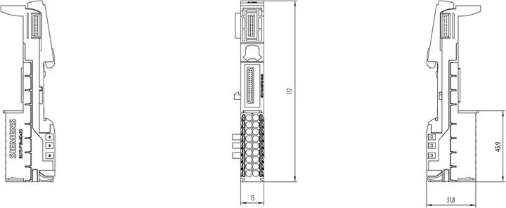 Actual product image Siemens ET200SP BaseUnit Type A0