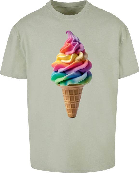 Produktbild Merchcode Pride Scoops Heavy Oversized T-shirt - 170399 (XXL)