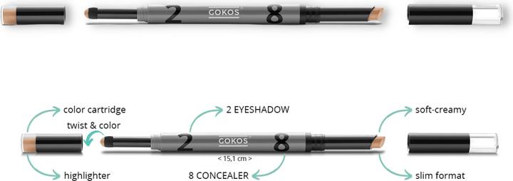 Produktbild Gokos Cover & Glow (2802 Honey Glow)