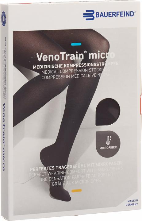 Produktbild Veno Train MICRO A-D KKL2 M plus/short geschlossene Fussspitze schwarz (M)