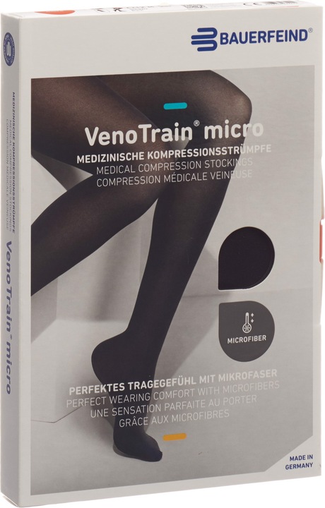 Produktbild Veno Train MICRO A-G KKL2 M plus/short geschlossene Fussspitze schwarz Haftband Spitze normal (M)