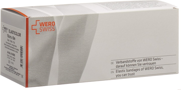 Image du produit Wero Swiss Elasticolor Elastische Binde 5mx10cm blau