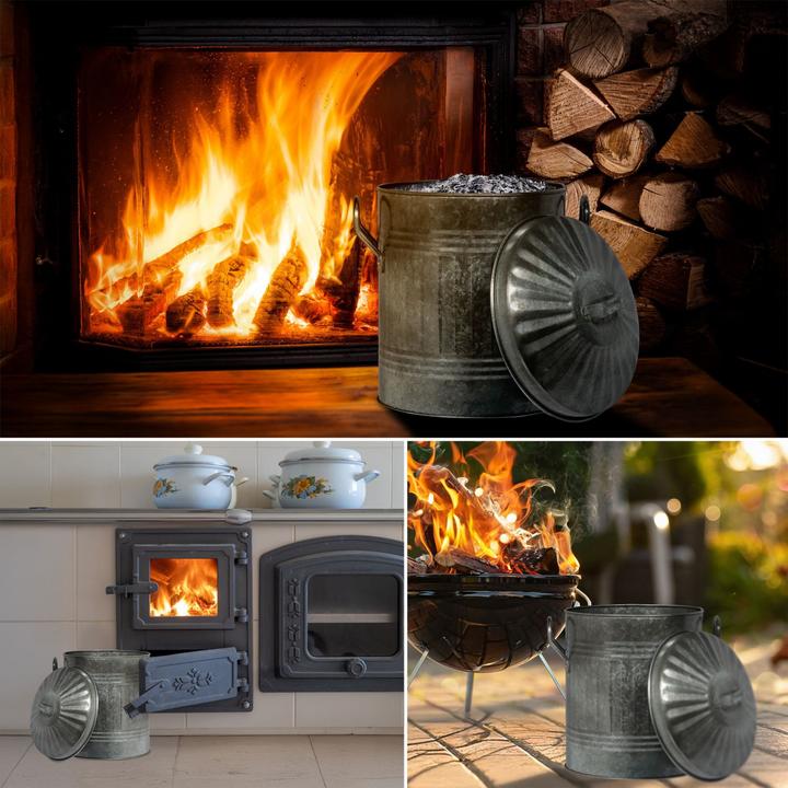 Produktbild Relaxdays Ascheeimer