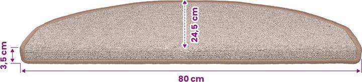 Produktbild vidaXL Stufenmatten (80 x 24.50 cm)