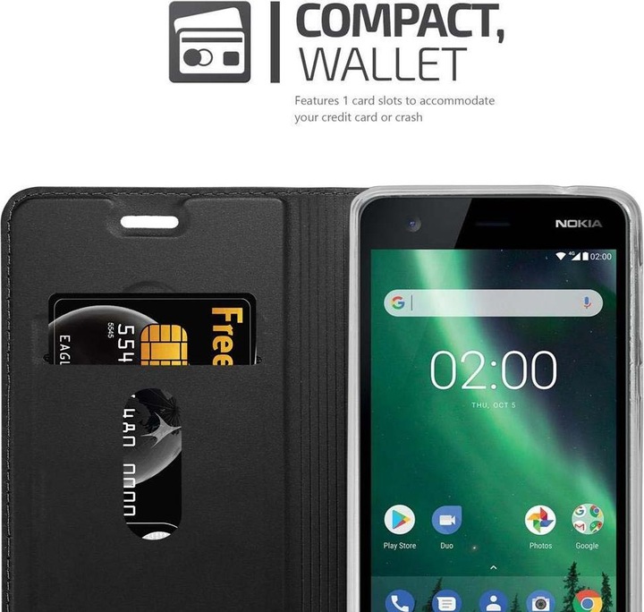 Produktbild Cadorabo Book Classy Style Cover (Nokia 2)