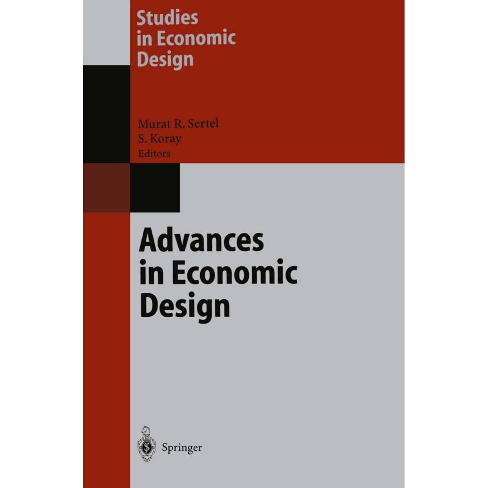 Advances in Economic Design, Fachbücher