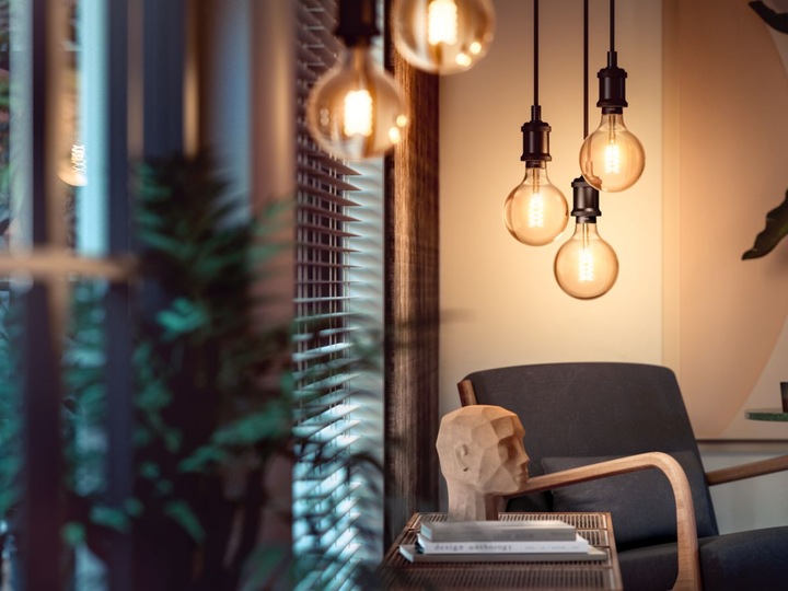 Actual product image Philips Hue Philips Globe G93 Filament (E27, 7 W, 550 lm, 1 x, G)