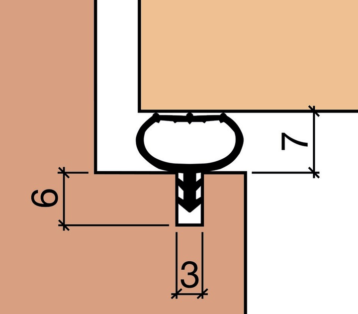 Actual product image Hebgo Sealing profiles 536