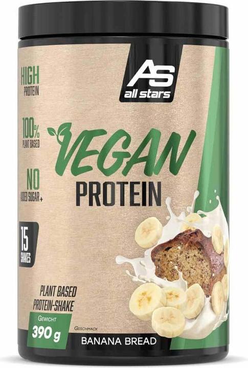 Produktbild All Stars Vegan Protein (390G Dose) (Banane, 1 x, 400 g)